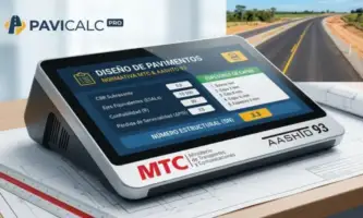 Aplicación para el calculo de pavimentos con MTC y aashto