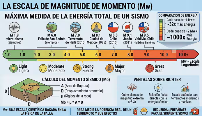 escala de momento sismico
