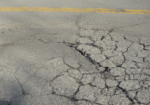 falla de pavimento flexible en carretera