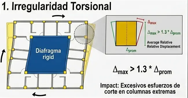 Irregularidad Torsional en Planta