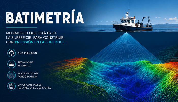 topografía subacuática