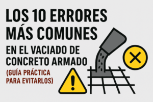errores del vaciado del concreto