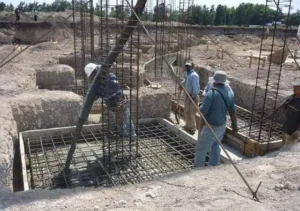 cimentación aislada de concreto armado