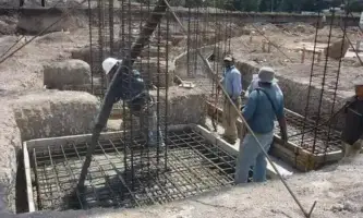 cimentación aislada de concreto armado