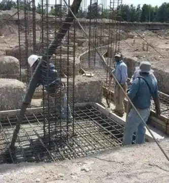 cimentación aislada de concreto armado
